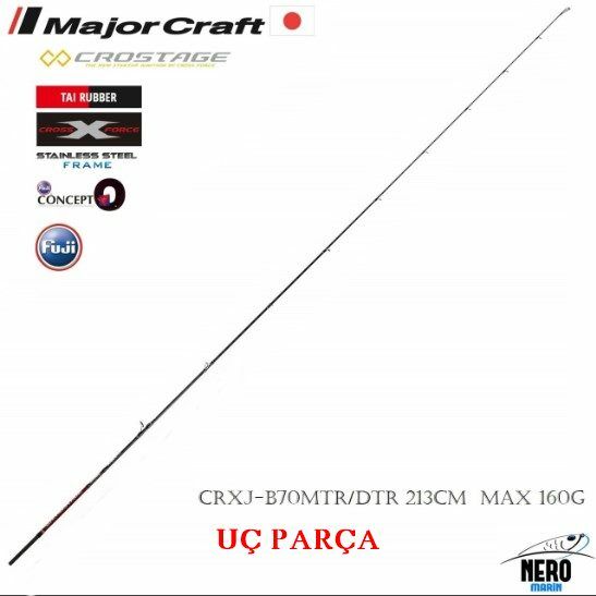 MC New Crostage CRXJ-B70MTR/DTR Tai Rubber Kamış 213cm Max 160g UÇ PARÇA