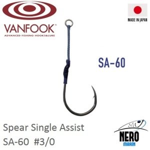 VANFOOK SPEAR TEKLİ ASSİST İĞNE 3 PCS / PACK	SA-60  # 3/0