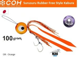 COH Kabura Slider Tai Rubber Jig 100gr. OR