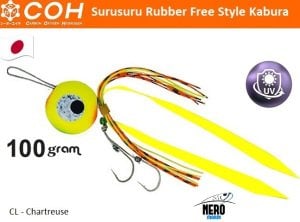 COH Kabura Slider Tai Rubber Jig 100gr. CL