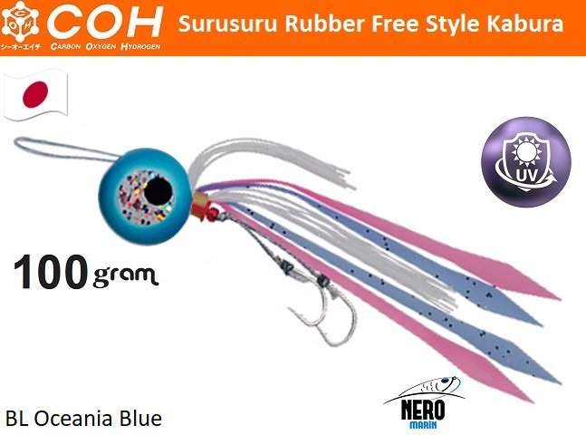COH Kabura Slider Tai Rubber Jig 100gr. BL
