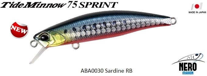 Tide Minnow 75 Sprint ABA0030 Sardine RB