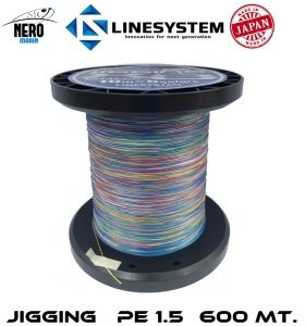 Linesystem Jigging X8 600mt. PE 1.5