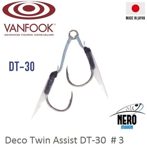 Vanfook Çiftli Asist İğne DT-30 #3 (2 pcs./pack)