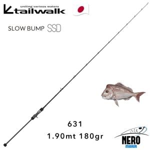 Tailwalk Slow Bump SSD 631 (1P) Slow Jigging Kamış 190cm 180gr