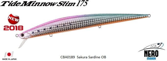 Tide Minnow Slim 175 CBA0189 / Sakura Sardine