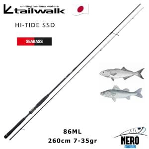 Tailwalk Hi-Tide SSD 86ML 2.60mt 7-35gr (2P) Spin Kamış