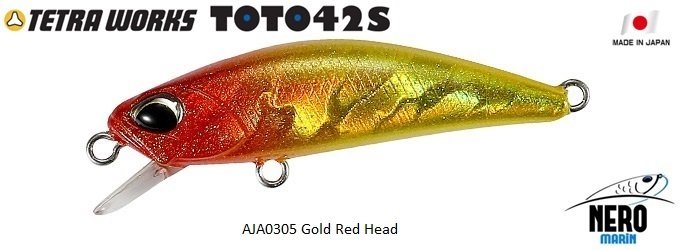Tetra Works Toto 42S  AJA0305 / Gold Red Head