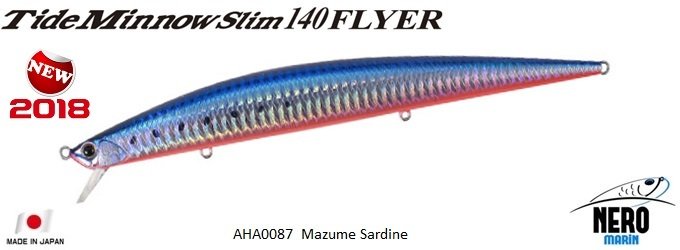 Tide Minnow Slim Flyer 140 AHA0087 / Mauzme Sardine