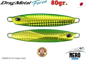 Duo Drag Metal Force Jig 80gr. PBA0512 UV Green Gold