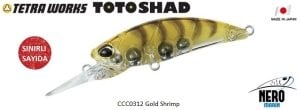 Tetra Works Toto Shad 48S  CCC0312 / Gold Shrimp