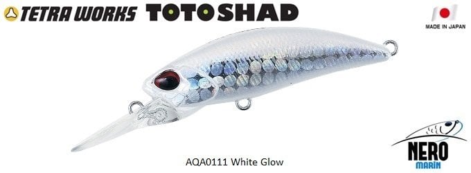 Tetra Works Toto Shad 48S  AQA0111 / White Glow