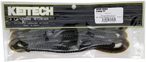 Keitech Mad Wag Long 11'' #207 Green Pumpkin PP. Blue