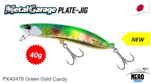 Duo Metal Garage Plate Jig 40gr. PXA0478 Green Gold Candy