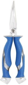 Cuda 18829 8.5'' Titatnium Nitride Bonded Bent Needle Nose Pliers