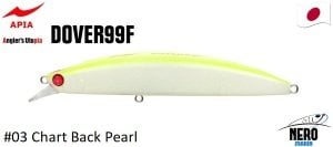 Apia Dover 99F 15g #03 Chart Back Pearl