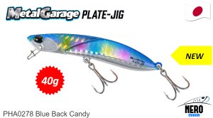 Duo Metal Garage Plate Jig 40gr. PHA0278 Blue Back Candy