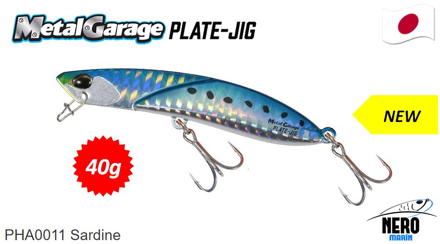 Duo Metal Garage Plate Jig 40gr. PHA0011 Sardine