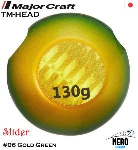 MC TM-Head Slider Tai Rubber Jig 130g #06 Gold Gren