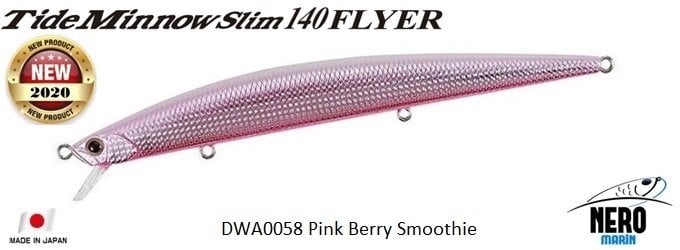 Tide Minnow Slim Flyer 140 DWA0058 Pink Berry Smoothie