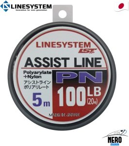 Linesystem PN Assist Hook Line Red 5mt. 100LB