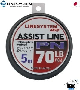 Linesystem PN Assist Hook Line Red 5mt. 70LB