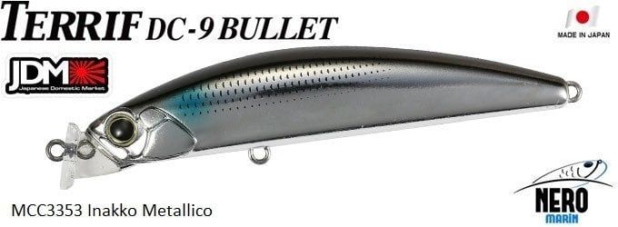 Terrif DC- 9 Bullet MCC3353 Inakko Metallico