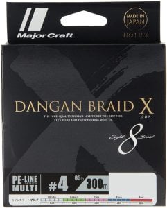 MC Dangan X Braid İp DBX8 PE 4.0 300 metre Multi Color