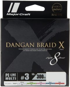 MC Dangan X Braid İp DBX8 PE 3.0 300 metre Multi Color