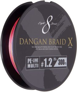 MC Dangan X Braid İp DBX8 PE 1.2 300 metre Multi Color