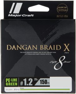 MC Dangan X Braid İp DBX8 PE 1.2 150 metre Yeşil