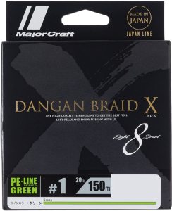 MC Dangan X Braid İp DBX8 PE 1.0 150 metre Yeşil