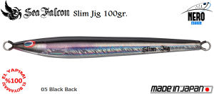 Slim Jig 100 Gr.	05	Black Back