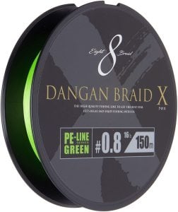MC Dangan X Braid İp DBX8 PE 0.8 150 metre Yeşil