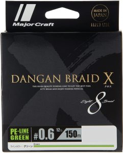 MC Dangan X Braid İp DBX8 PE 0.6 150 metre Yeşil