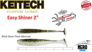 Keitech Easy Shiner 2'' #416 Silver Flash Minnow
