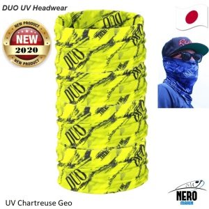 Duo UV Koruyucu Bandana / Boyunluk Chartreuse Geo