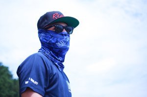 Duo UV Koruyucu Bandana / Boyunluk Blue Geo