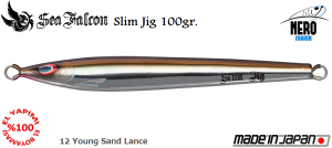 Slim Jig 100 Gr.	12	Young Sand Lance