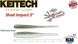 Keitech Shad Impact 2'' #426 Sexy Shad