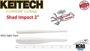 Keitech Shad Impact 2'' #422 Sight Flash