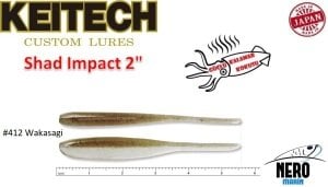 Keitech Shad Impact 2'' #412 Wakasagi