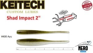 Keitech Shad Impact 2'' #400 Ayu