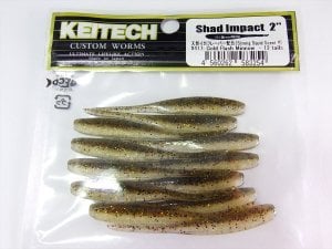 Keitech Shad Impact 2'' #417 Gold Flash Minnow