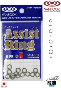 Vanfook Solid Ring Halka A-PR #M (16 pcs./pack)