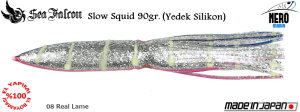 Slow Squid 90 Gr. Yedek Kılıf	08	Real Lame