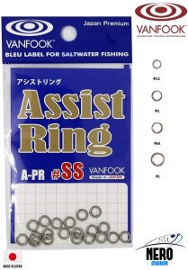 Vanfook Solid Ring Halka A-PR #SS (20 pcs./pack)