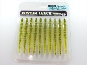 Keitech Leech 3'' #102C Watermelon PP.