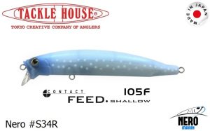 Tackle House Feed Shallow 105F #Nero S34