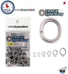 SOM Split Ring T-SR #8 8 Pcs / Pack 660 LB